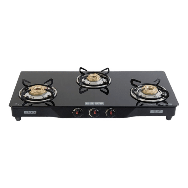 Usha gas stove 3 deals burner steel price